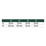 İto Alüminyum Kapı Kilitleri 156E/30 Silindir Tip