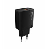 PDAteknoloji 45 watt USB + Type-C PD Hızlı Şarj Başlık Adaptör Fast Turbo Qualcomm 3.0 (Yerli Üretim)