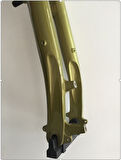 GOLDENWHEEL 28" MD-690 D-V Fren Manuel Kilitli Amotrisörlü Maşa - Parlak Yeşil
