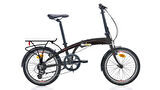 20J CARRARO FLEXI 108 KATLANIR BİSİKLET - ANTRASİT KIRMIZI