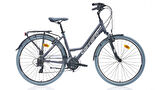 28J CARRARO ELITE 705 BAYAN SEHIR BİSİKLETİ - MAT ANTRASİT - 43
