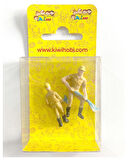 Kiwi Maket İşçi Figürü Çift 4Cm - 2 paket