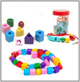 Kiddy World Geometri Boncuk Asetat Kutu - 2 adet