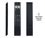 (SES KOMUTLU) PHILIPS PH-V11 SES KOMUTLU AMBILIGHT-NETFLIX-PRIME VIDEO-YOUTUBE-RAKUTEN TV TUŞLU LED TV KUMANDA
