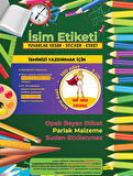 Okul Etiketi Kalem Defter Etiketi, She-Ra Okul Etiketi - 100 Adet 3cm Opak Sticker