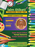 Okul Etiketi Kalem Defter Etiketi, He-Man Etiketi - 60 Adet 4cm Opak Sticker