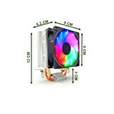 Snowman M200 CPU Soğutucu Fan Rainbow