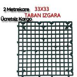 Güvercin Kümes Taban Izgarası 2 M2 Toplam 18 Adet Tavuk Taban Izgara,Yer Izgara 33x33