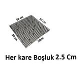Güvercin Kümes Taban Izgarası (1 m2 4 Adet Fiyatıdır) Tavuk Taban Izgara,Yer Izgara 50x50