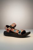 ENODİA 9013 SİYAH & KİLİM OUTDOOR GÜNLÜK KADIN SANDALET