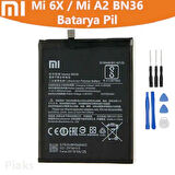 XİAOMİ Mİ 6X/REDMİ A2/Mİ A2 BN36  PİL BATARYA ve TAMİR SETİ