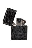 Siyah . Taşlı Zippo Çakmak