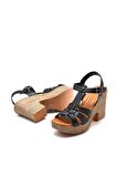 VENÜS 23027603Y PLATFORM TOPUK DERİ GENÇ KADIN SANDALET