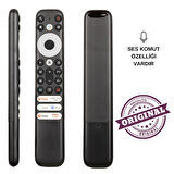 (ORJiNAL SES KOMUTLU) TCL RC902V RMR1 -21BN NETFLIX-PRIME VIDEO-GUARD-MEDIA-YOUTUBE TUŞLU  LCD LED TV KUMANDASI