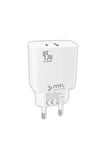 45w Turbo Pd Type-c To Type-c Ve Usb Çift Girişli Şarj Adaptörü Qc 4.0 Mt1752