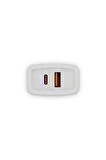 45w Turbo Pd Type-c To Type-c Ve Usb Çift Girişli Şarj Adaptörü Qc 4.0 Mt1752