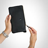 Hakiki Deri Kadın Cüzdan Çanta | Almeda 5463