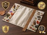 PREMİUM KALİTE NARNİA ESİNTİSİ KADİFE KİTAP KILIFI (SATEN ASTARLI, YERLEŞİK DOKUMA AYRAÇLI, ÇİFT DİKİŞLİ DAYANIKLI TASARIM)