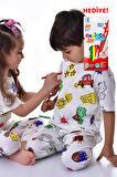 Figürlü Boyanabilir Pijama Takımı  41319