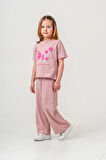 Kelebek Baskılı Kız Çocuk Takım 034