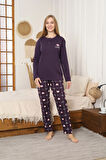 Desenli Kadın Pijama Takımı 10093
