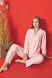 Desenli Kadın Pijama Takımı 1355