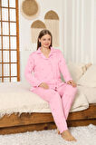 Desenli Kadın Pijama Takımı 3398