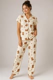 Desenli Kadın Pijama Takımı 9930
