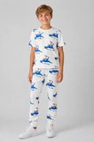 Desenli Erkek Çocuk Pijama Takımı 91101