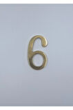 PİRİNÇ RAKAM KAPI NUMARASI 8CM NO:6