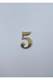 PİRİNÇ RAKAM 4CM TIRNAKLI NO:5