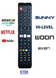 SUNNY-AXEN-HI LEVEL NETFLIX-YOUTUBE-PRİME VİDEO- HOME-LİVE TV TUŞLU