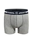 Darkzone Gri Erkek Boxer Darkzone Desenli Klasik Boxer