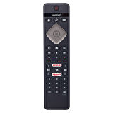 PHILIPS AMBILIGHT NETFLIX-RAKUTEN TV TUŞLU 43PUS6504/62 LED TV KUMANDASI
