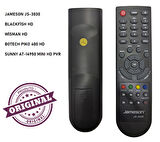 (ORJİNAL ) JAMESON JS-3030 - SUNNY AT-14950 MINI HD PVR - WİSMAN HD - BOTECH PIKO 400 HD - BLACKFİSH HD -UYDU KUMANDASI