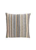 Hardal Siyah Beyaz Küçük Kareli Jakarlı Dokuma 45x45 cm Kare Kırlent Kılıfı