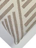 Jakar Bej Renkli Desenli 45x45 Kare Kırlent Kılıfı