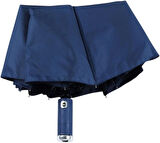 LED Işıklı Otomatik Katlanabilir Şemsiye – Mavi, Rüzgara Dayanıklı, Su Geçirmez