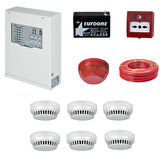 TEKNİM YANGIN ALARM SİSTEMİ SETİ 6 LI KABLO DAHİL
