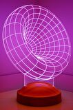 Sevgilambası 3 Boyutlu 3D Boom Led Lamba