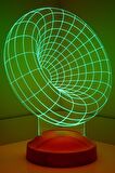 Sevgilambası 3 Boyutlu 3D Boom Led Lamba