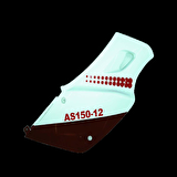 Asya ASYA 150T-12 YAN KAPAK SAĞ BORDO KSR