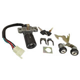 Asya 150T Scooter-6A Kontak Ve Kilit Seti