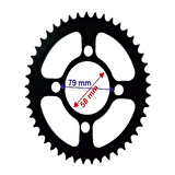 Bajaj BAJAJ DİSCOVER ARKA DİŞLİ 428-45T İÇ 58X4 DELİKLİ ÖM