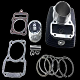 Ramzey KARACA 125 SİLİNDİR KOMPLE 15XPİM SİYAH