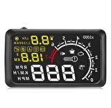 Sanal Gösterge Paneli HUD Head Up Display 5.5 İnç X3 OBD Sistem