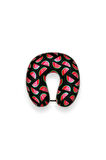 Visco Ortopedik Seyahat Yastığı- Boyun Yastığı - 30*30*10 cm- % 100 Visco İç Dolgu - Karpuz Desen