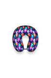 Visco Ortopedik Seyahat Yastığı- Boyun Yastığı - 30*30*10 cm- % 100 Visco İç Dolgu - Ananas Desen