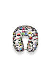 Visco Ortopedik Seyahat Yastığı - Boyun Yastığı - 30*30*10 cm - % 100 Visco İç Dolgu- Penguen Desen