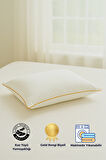 Gold Rengi Biyeli Nanojel Yastık 1100 gram 50x70 cm 1 adet, Lüks Otel Yastığı
